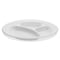 Dart Container Plate, Foam, 3Comp, Whi, 9" 4PK DCC9CPWCR - alternate 2